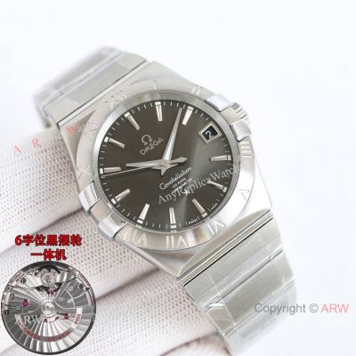 Swiss Copy Omega Constellation 38mm Grey Dial Watches 8500 Movement